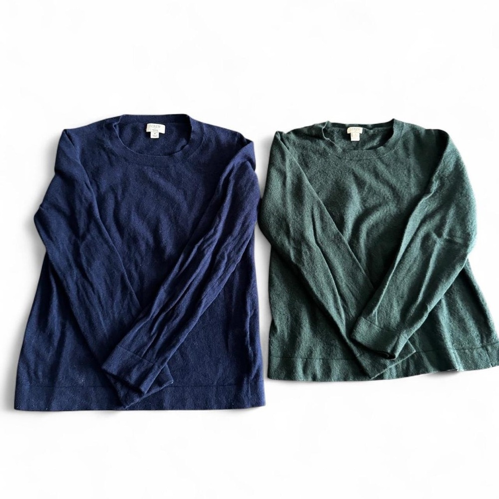 Womens 2 Pack J Crew Navy & Green
Long Sleeve Business Casual Size Large